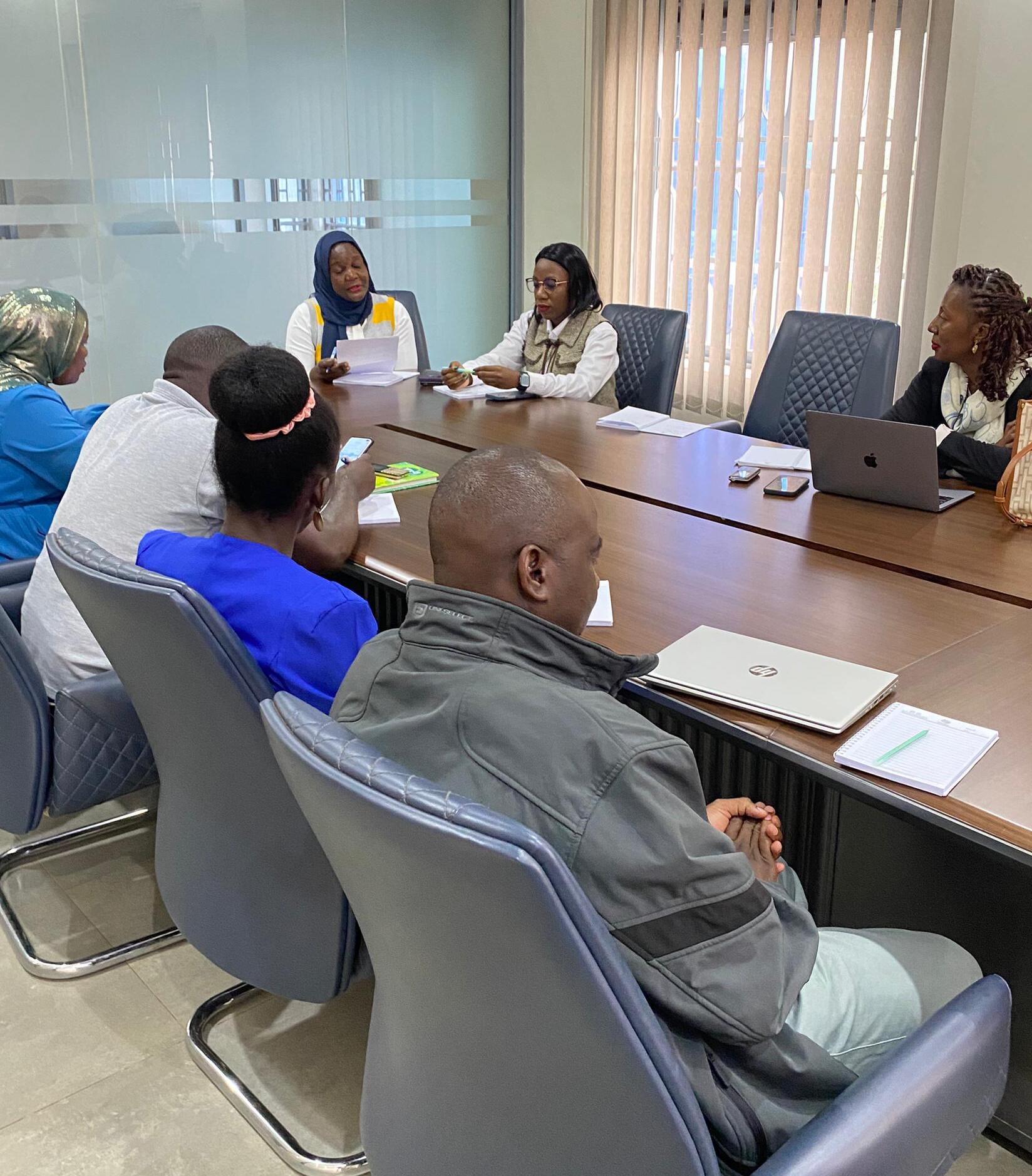 Black lady in a shop offering consultation